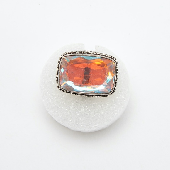 Estate Antique Statement Ring Sterling Silver - Picture 3 of 5